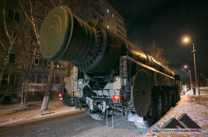 Перевозка ракетного комплекса стратегического назначения «Тополь» из Серпухова в Одинцово — фото 3