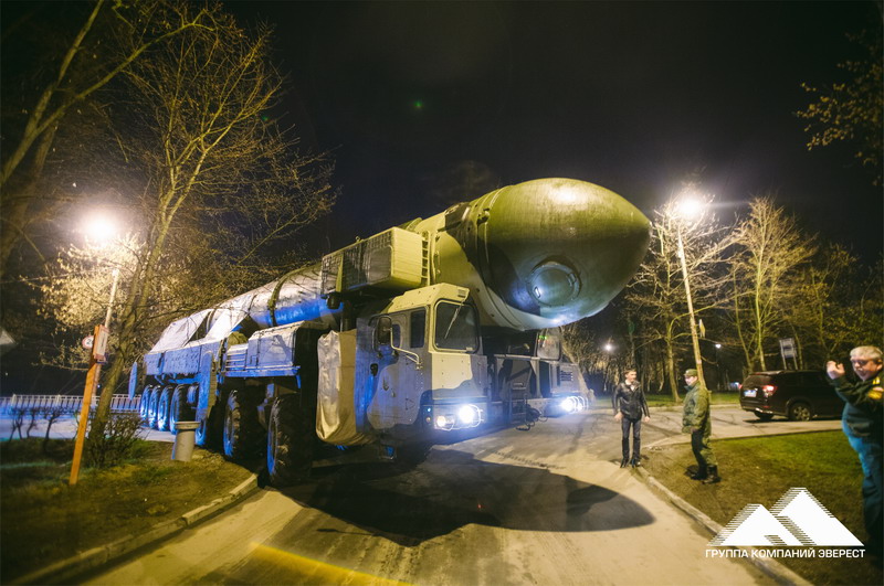 Перевозка ракетного комплекса «Тополь» из Серпухова на ВДНХ — фото 4