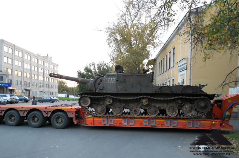 Перевозка ИСУ-152 Зверобой из Жуковского в Лугу — фото 2